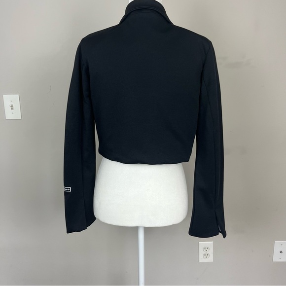 NWT ADIDAS TLRD ZIP UP LONG SLEEVE TRACK JACKET SIZE SMALL IN BLACK AND WHITE - Picture 14 of 16